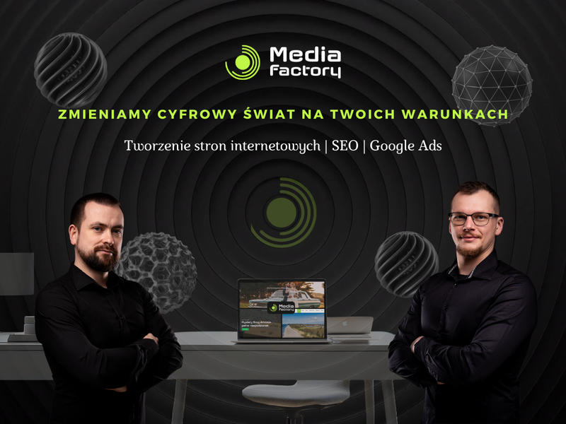 Zdjęcie na okładce dla Media Factory Szczecin - Tworzenie stron internetowych, Pozycjonowanie stron, Kampanie Google Ads, Social Media Marketing